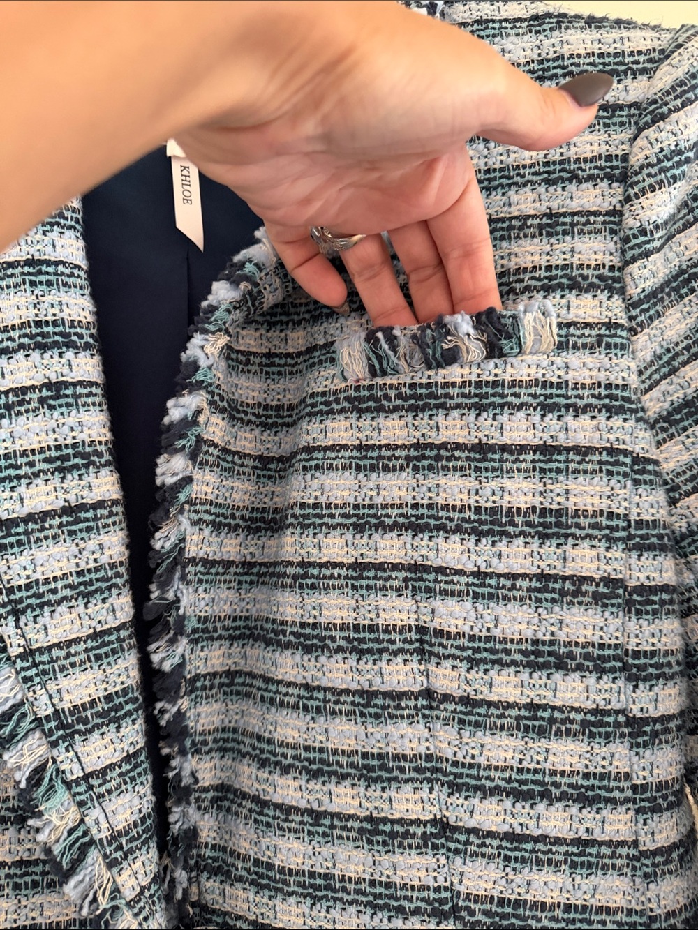 Cinq A Sept Khloe Stretch Blazer Jacket - Picture 8 of 10